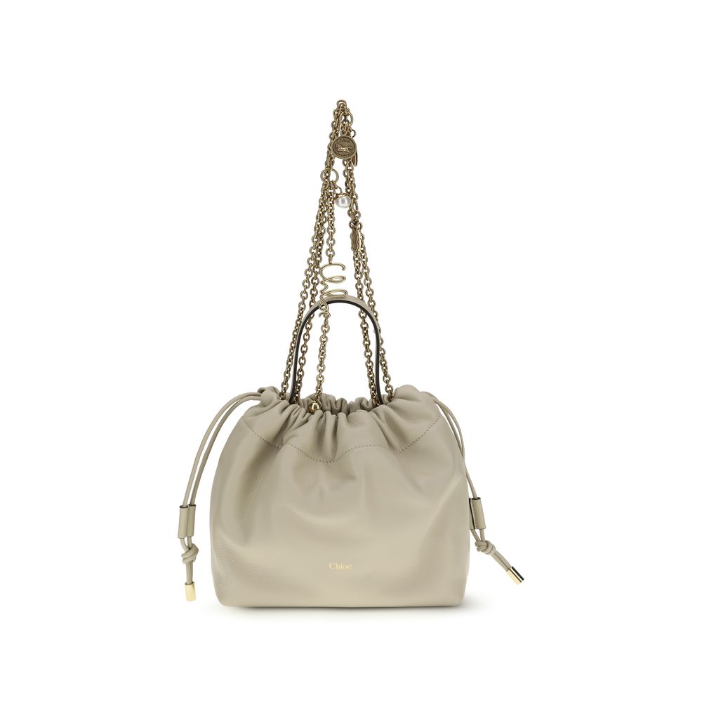 Chloé Beige Lamm Ovis Aries Aries Schultertasche-1