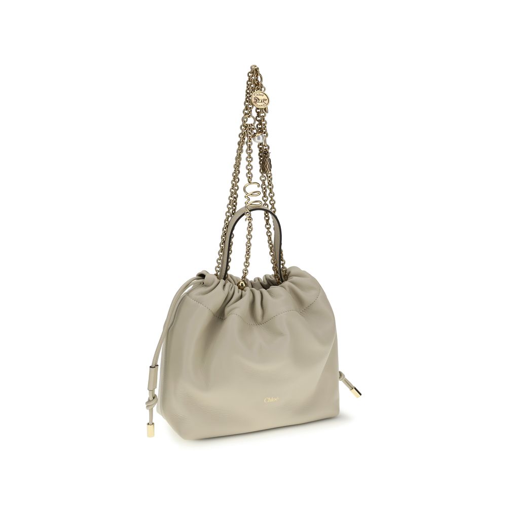 Chloé Beige Lamm Ovis Aries Aries Schultertasche-2