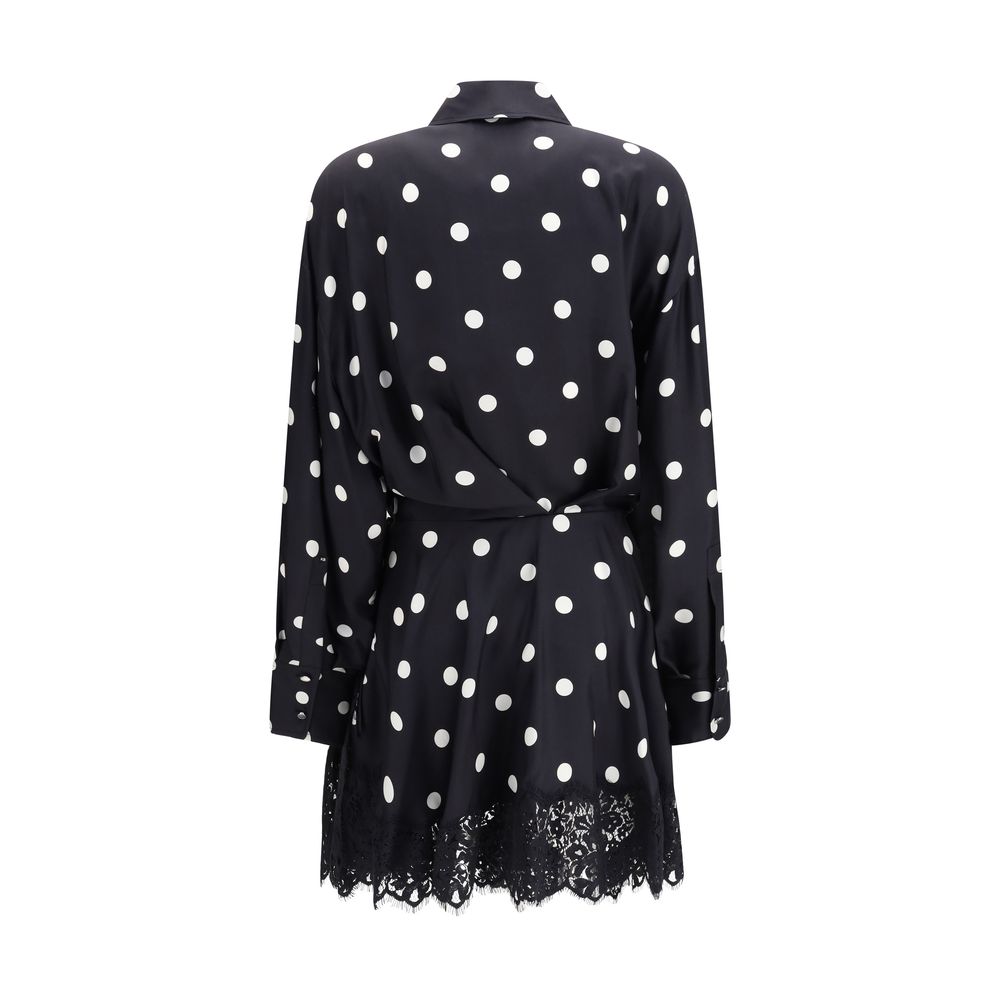 Max Mara Schwarzes Seiden-Casual-Kleid-2