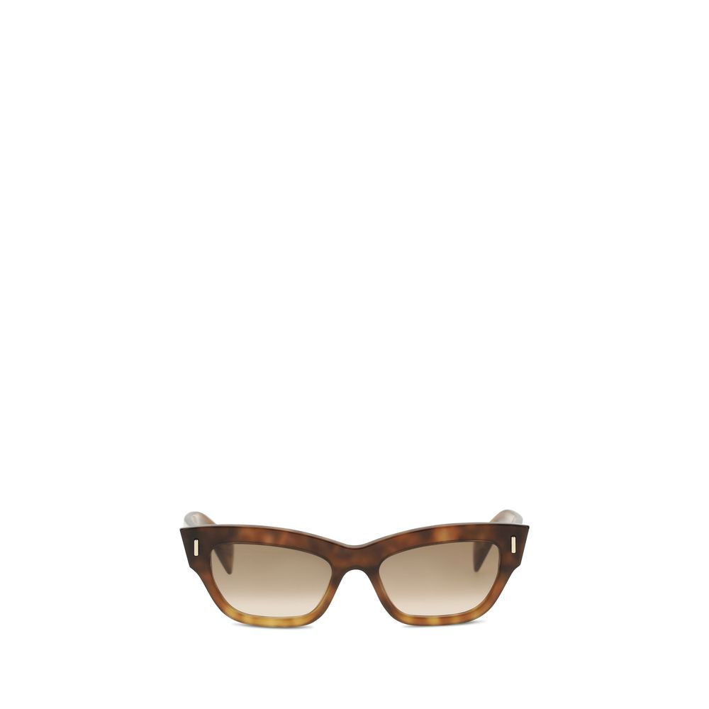 Alexander McQueen Braune Sonnenbrille aus Acetat
