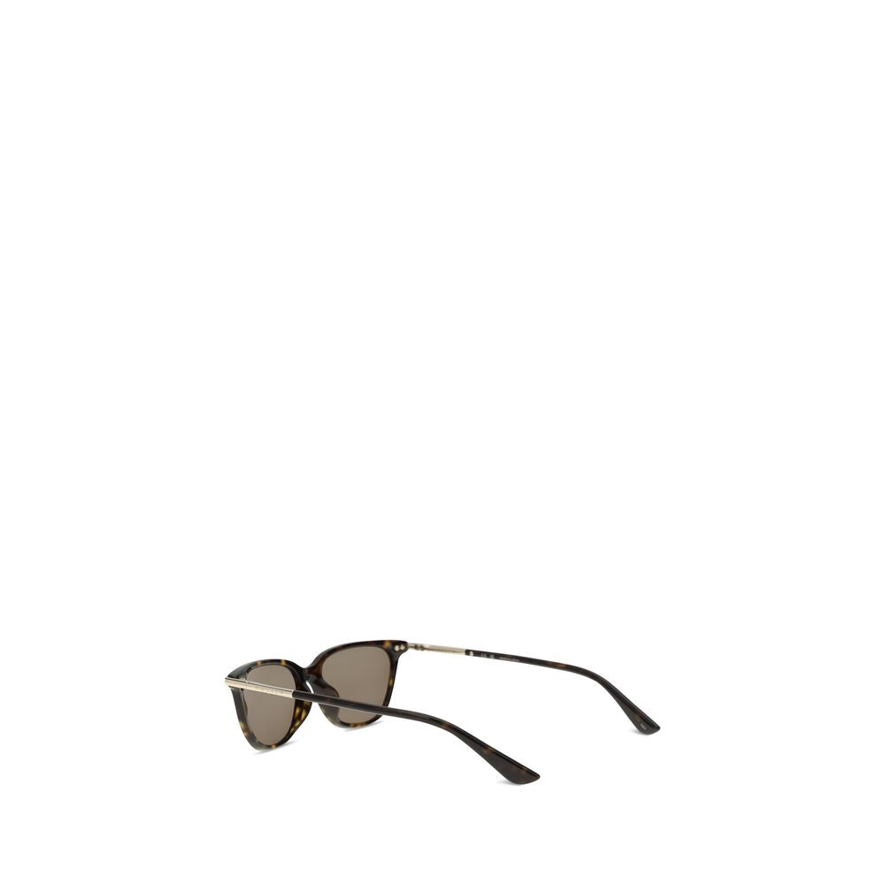 Alexander McQueen brown acetate sunglasses-3