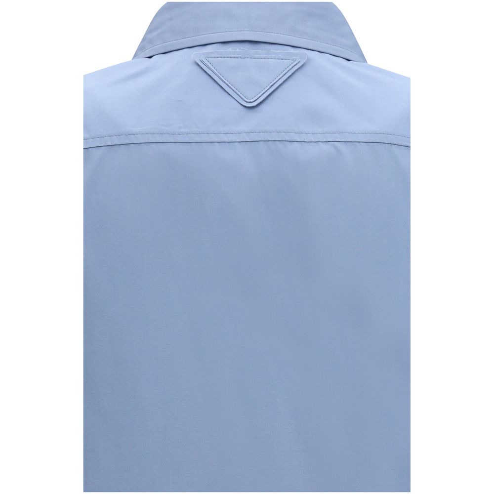 Prada Blaues Baumwollhemd-3