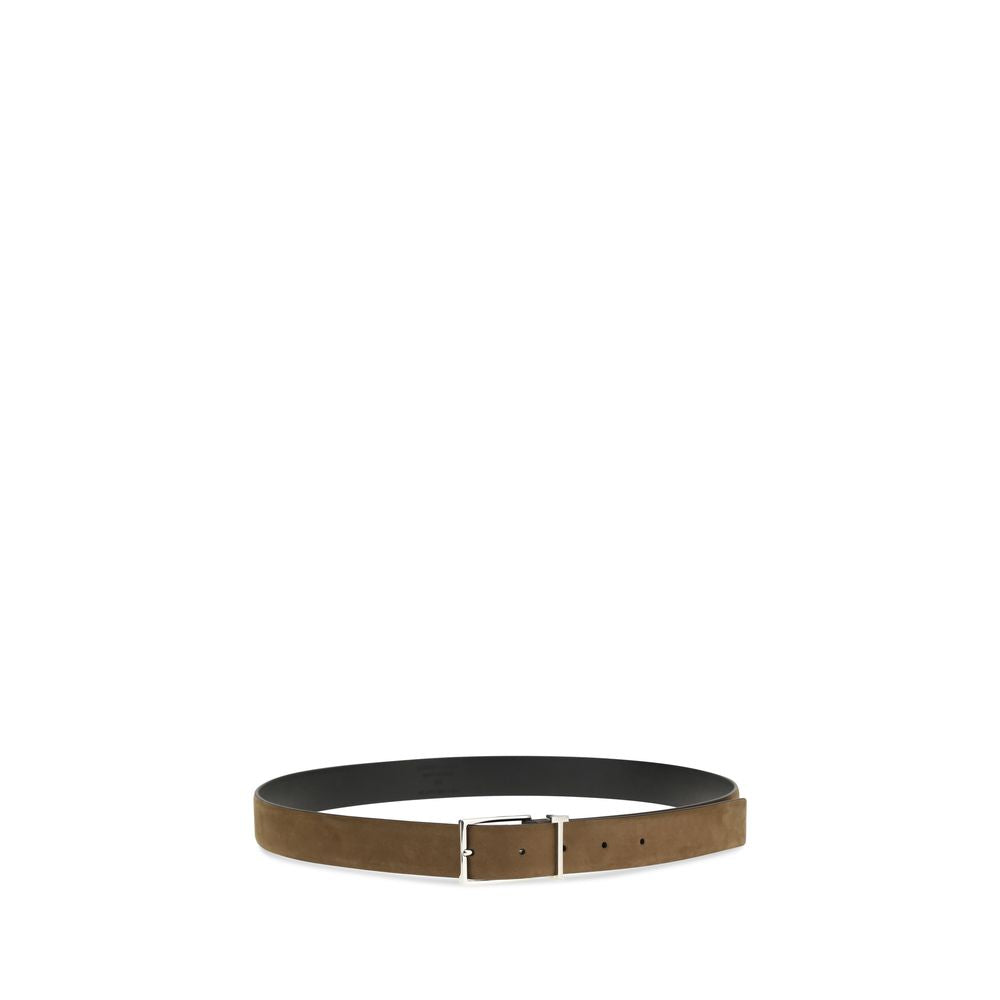 Tom Ford Brauner Kalbsleder Bos Taurus Regular Gürtel-2