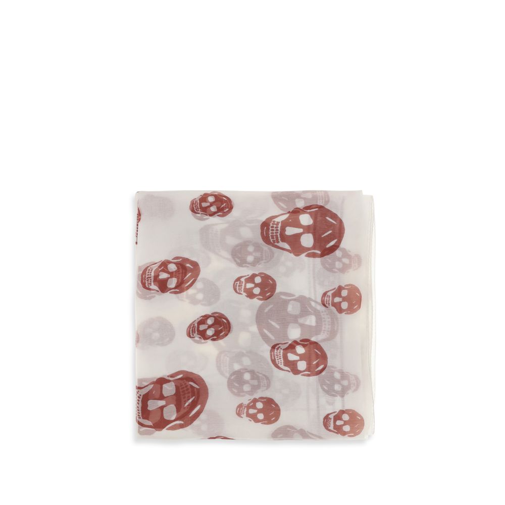 Alexander McQueen Mehrfarbiger Seidenschal