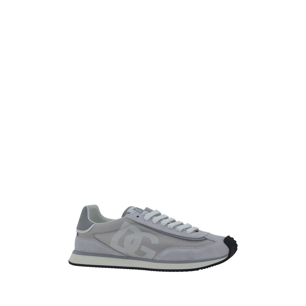 Dolce & Gabbana Grey low-top canvas sneakers-2