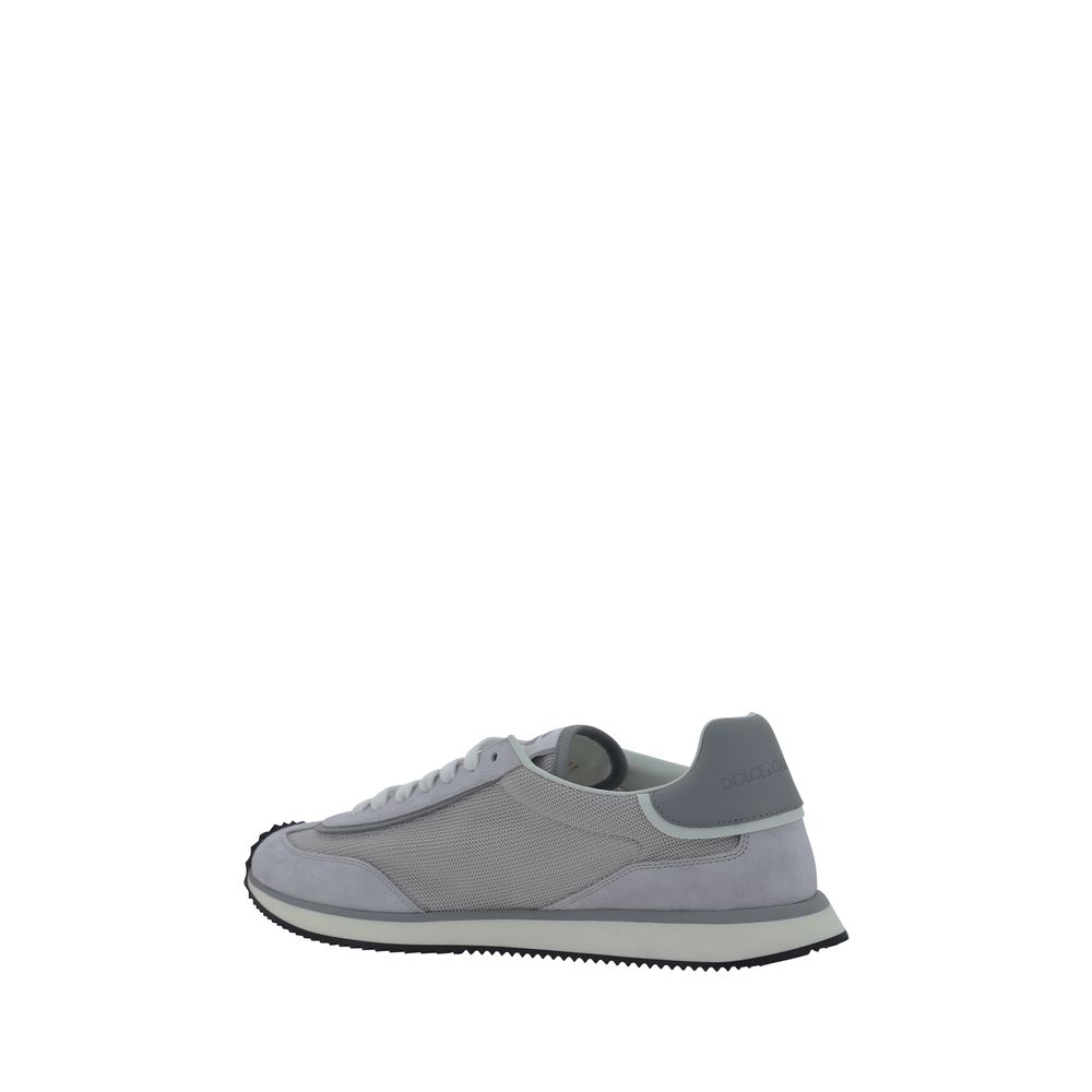 Dolce & Gabbana Grey low-top canvas sneakers-3