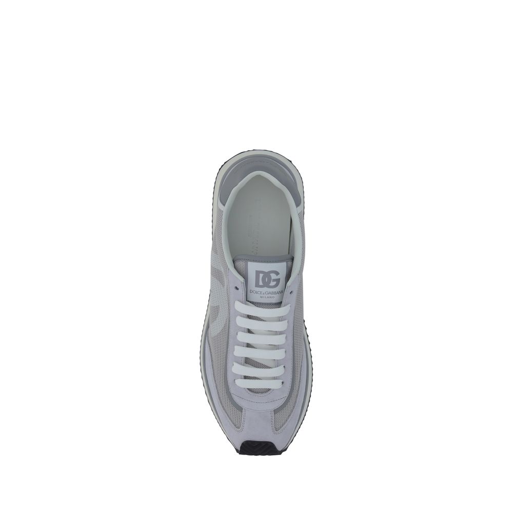 Dolce & Gabbana Grey low-top canvas sneakers-4