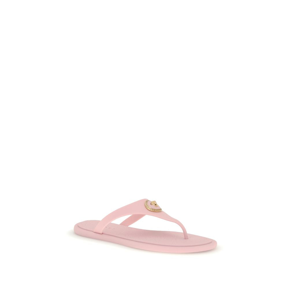 Versace Multicolored Rubber Flip-Flop Sandals-2