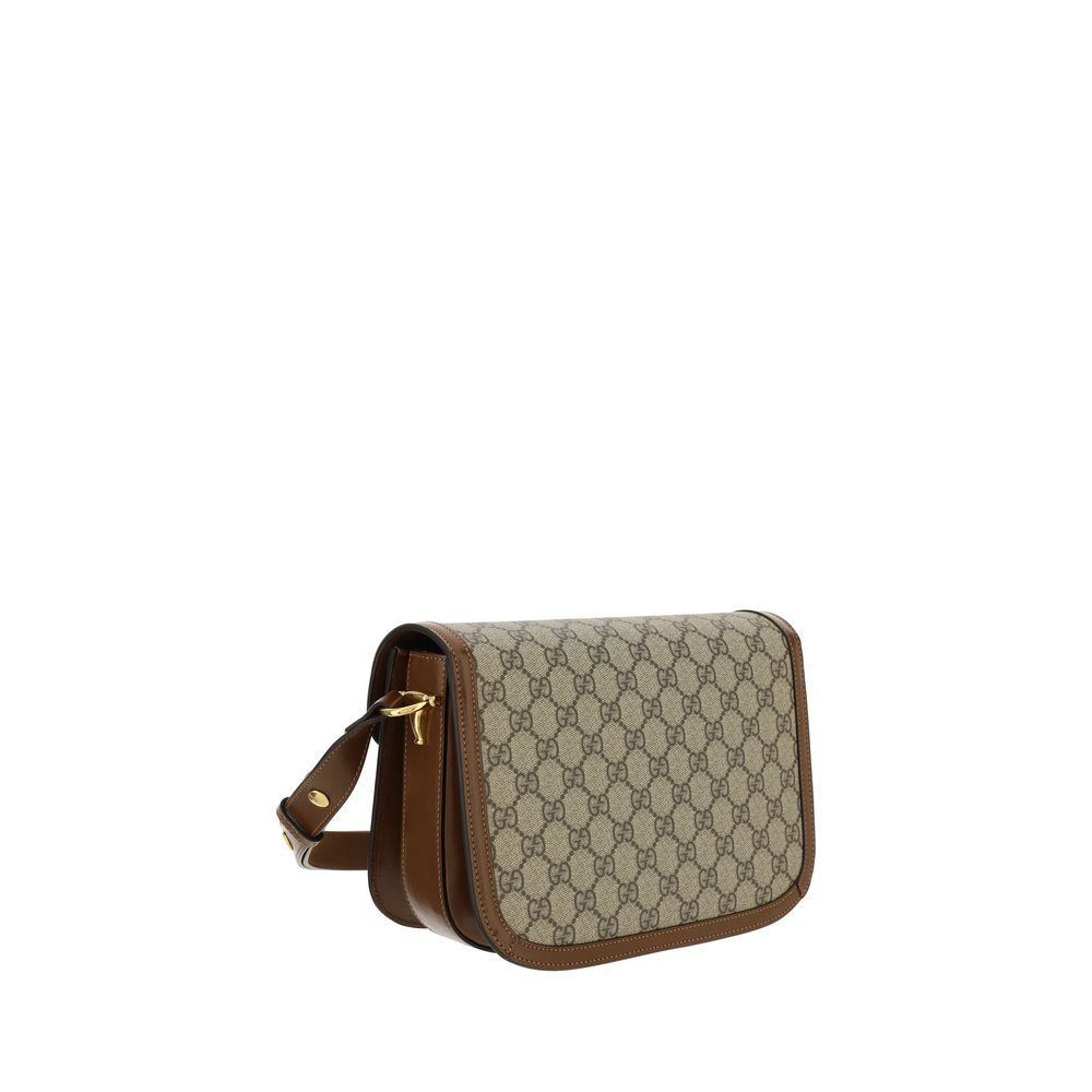 Gucci Beige Cotton Shoulder Bag-3