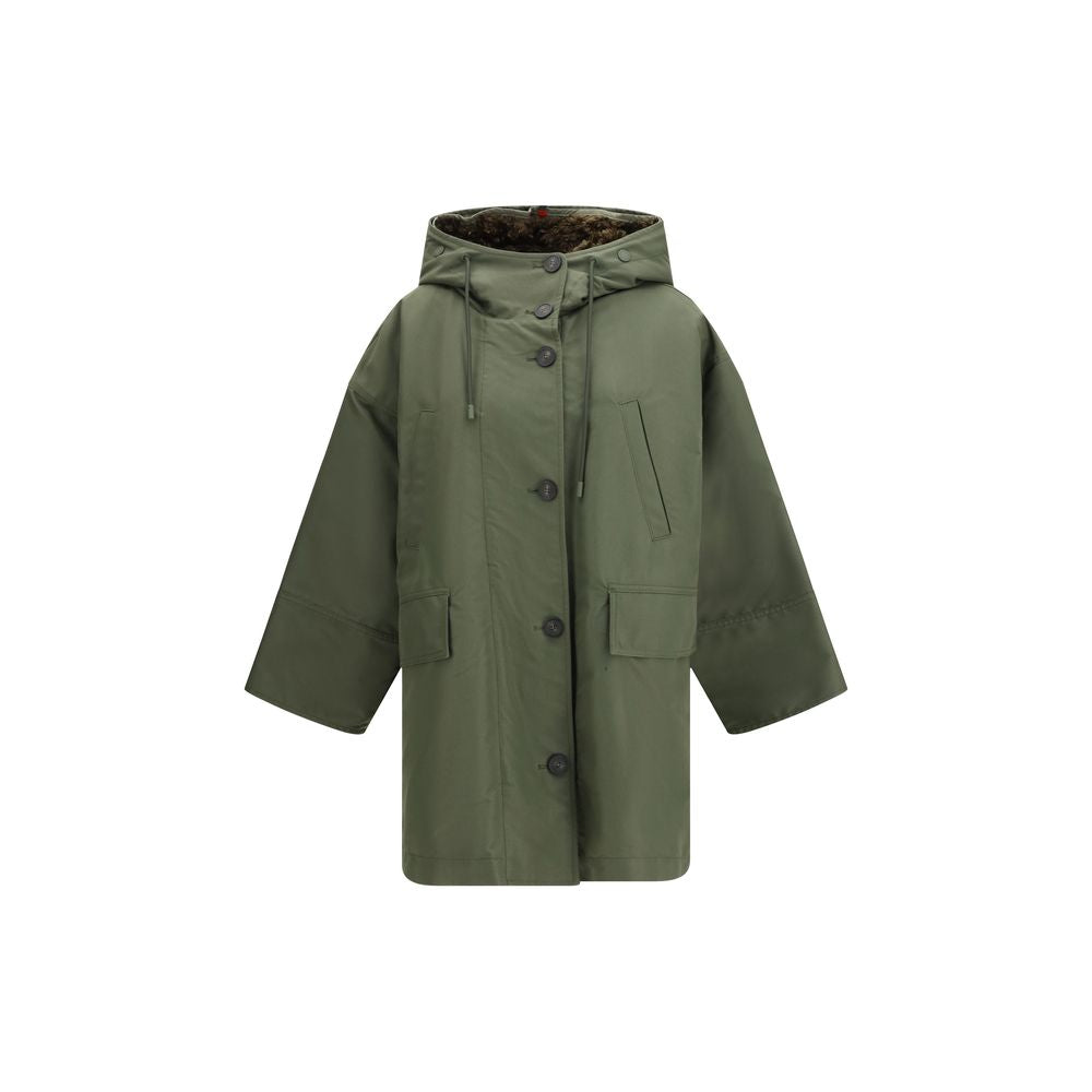 Max Mara Two-tone Cotton Trench Coat-1
