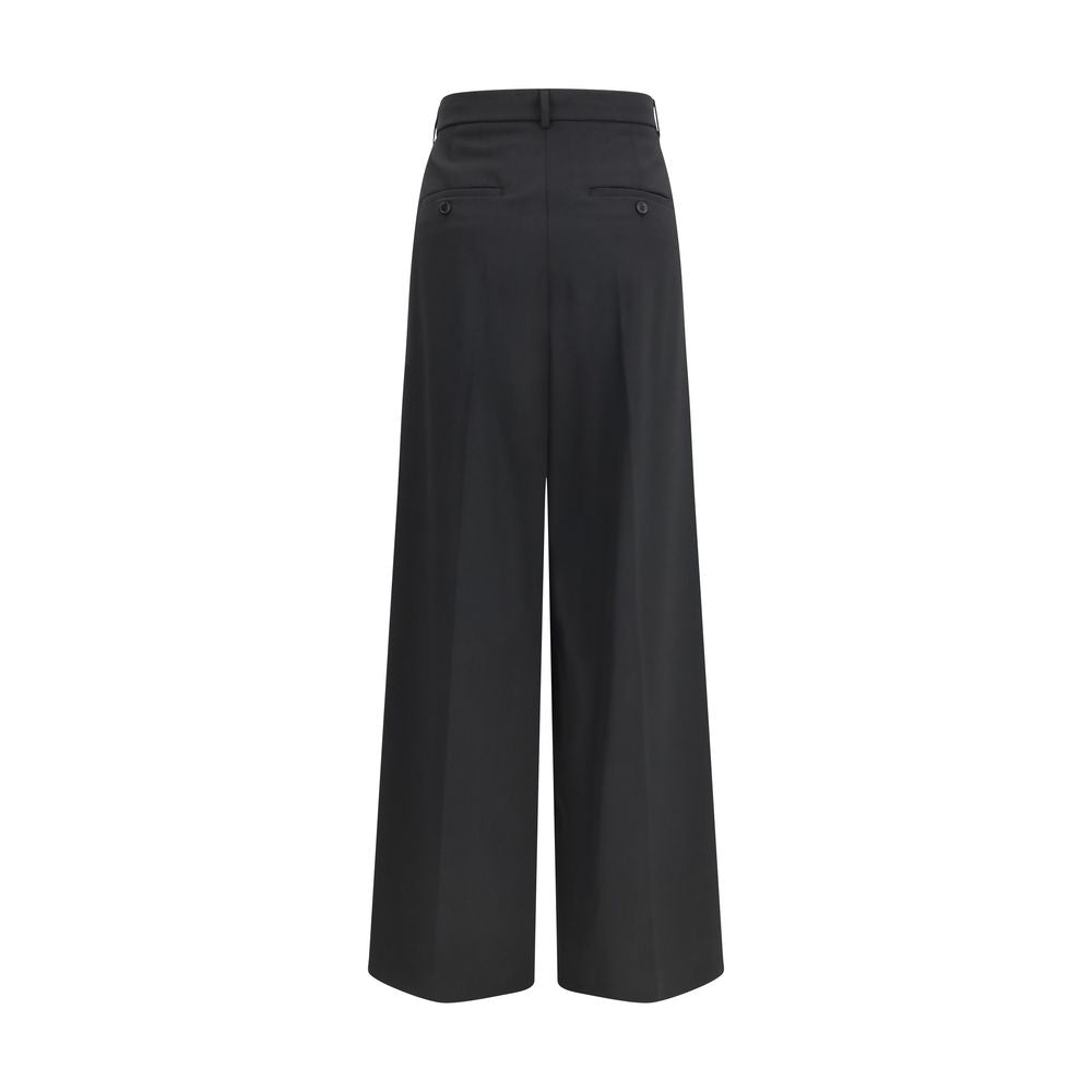 Max Mara Schwarze Freizeithose aus Polyester-2