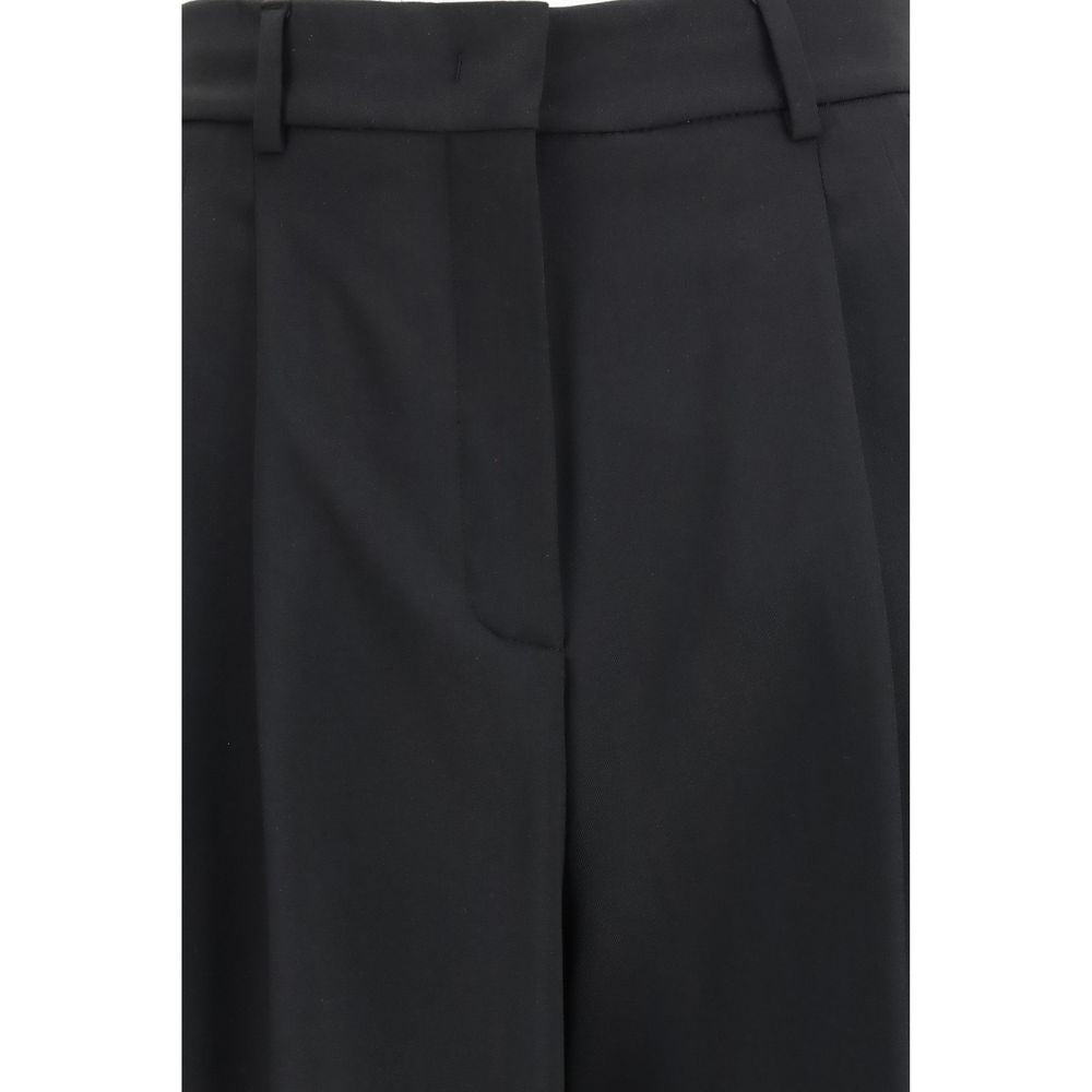 Max Mara Schwarze Freizeithose aus Polyester-3