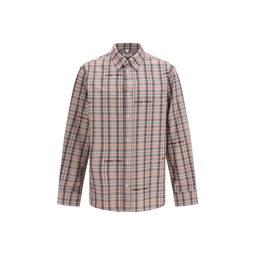 Off-White Mehrfarbiges Hemd aus Baumwolle mit Muster-1