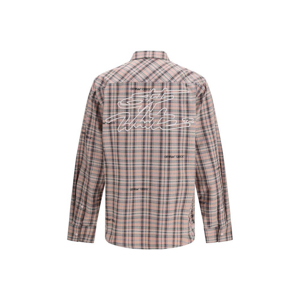 Off-White Mehrfarbiges Hemd aus Baumwolle mit Muster-2