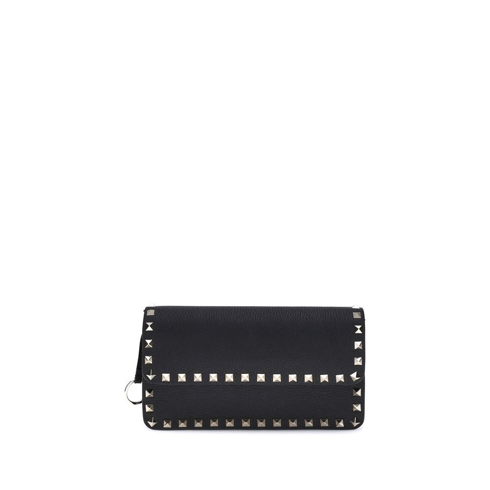 Valentino Garavani Black Calfskin Bos Taurus Wallet-1
