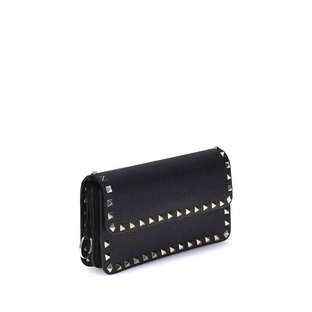 Valentino Garavani Black Calfskin Bos Taurus Wallet-2