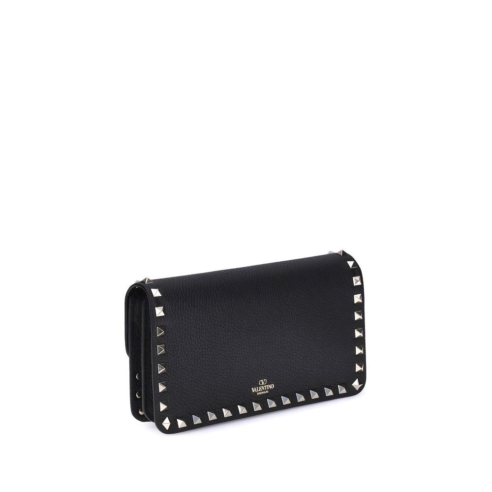 Valentino Garavani Black Calfskin Bos Taurus Wallet-3