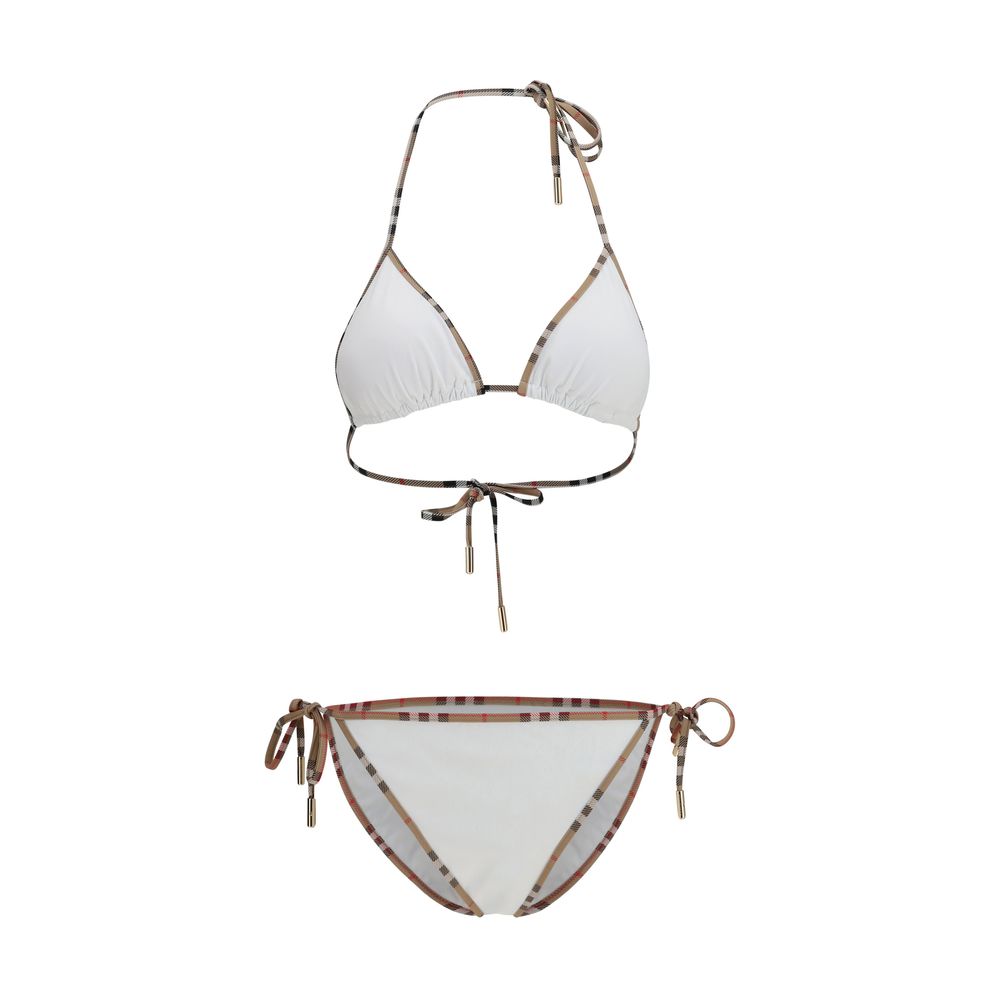 Burberry White Bikini in Polyamide-1