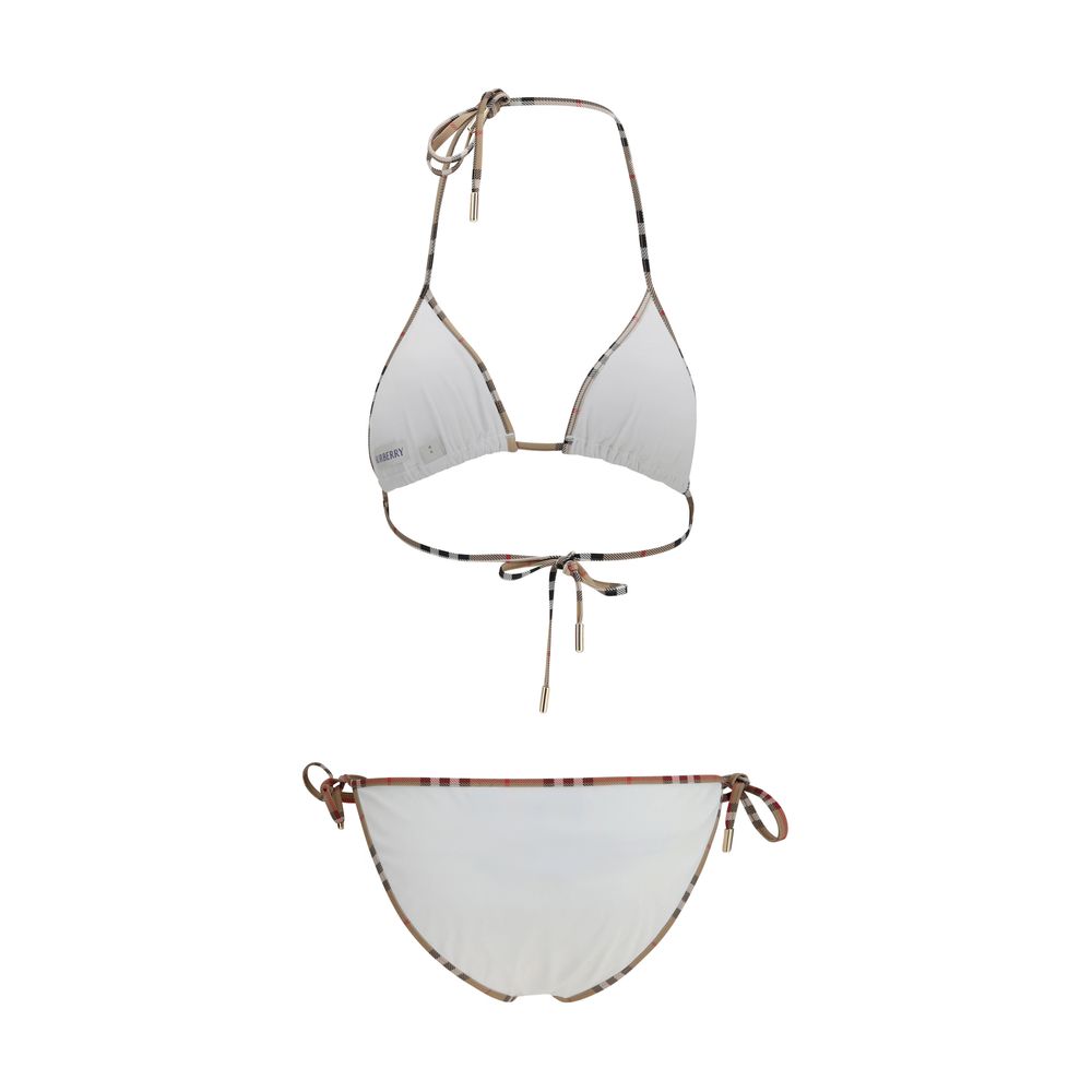Burberry White Bikini in Polyamide-2