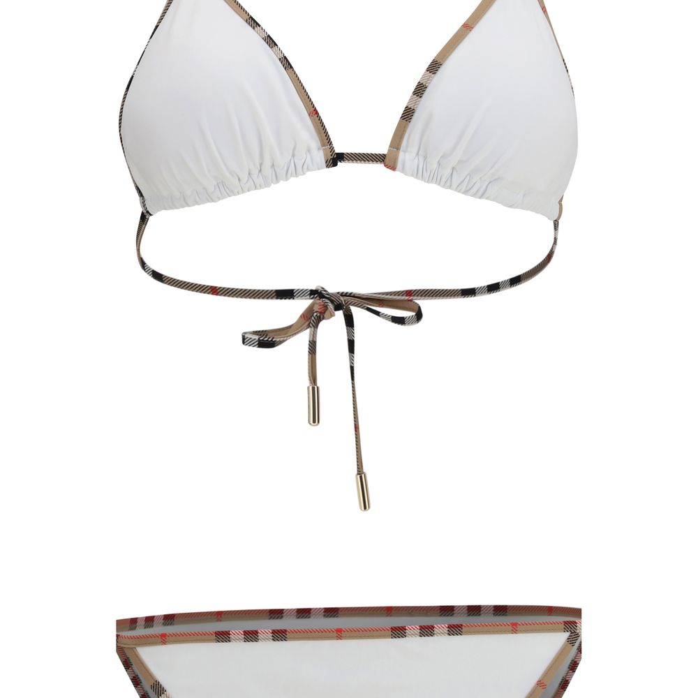 Burberry White Bikini in Polyamide-3