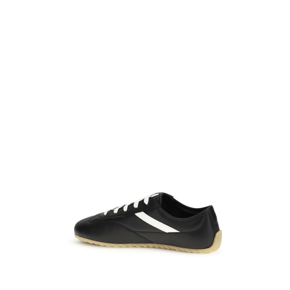 Alexander McQueen Black Calfskin Bos Taurus Low Top Sneakers-3