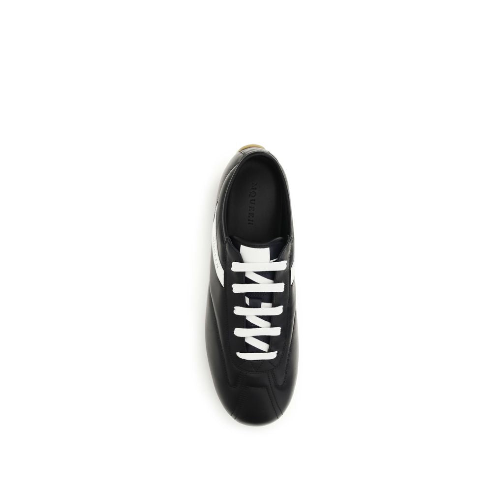 Alexander McQueen Black Calfskin Bos Taurus Low Top Sneakers-4
