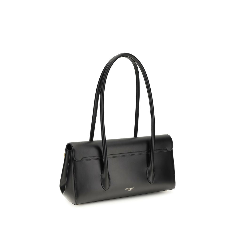 Dolce & Gabbana Black Calfskin Bos Taurus Shoulder Bag-3