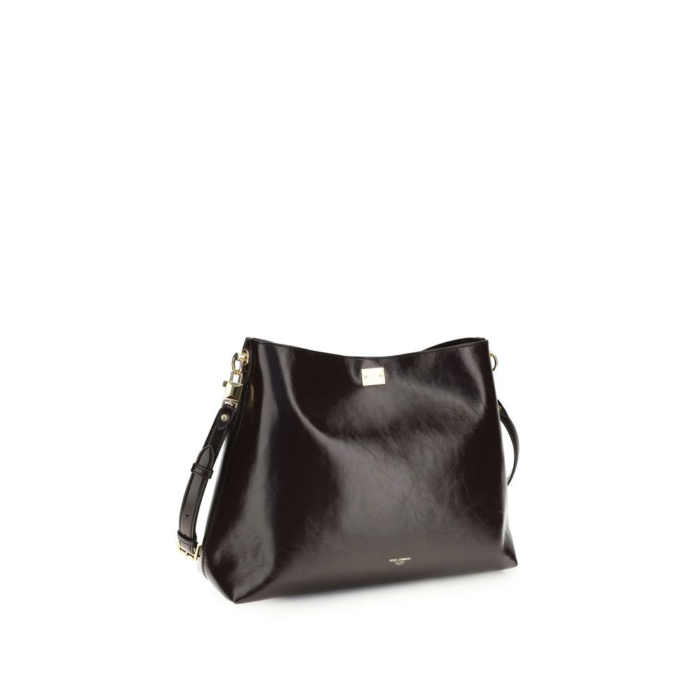 Dolce & Gabbana Brown Calfskin Bos Taurus Shoulder Bag-2
