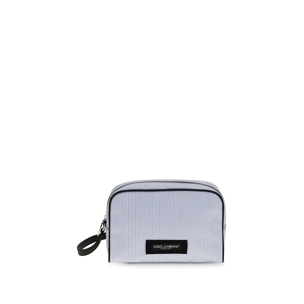 Dolce & Gabbana Blue Cotton Handbag-1