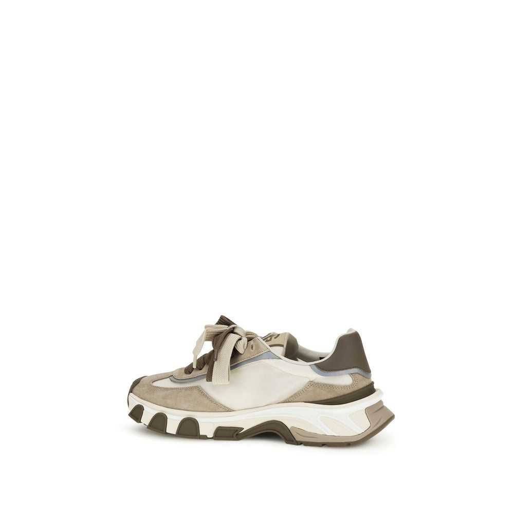 Dolce & Gabbana Multicolor Calf Leather Bos Taurus Athletic Sneakers-3