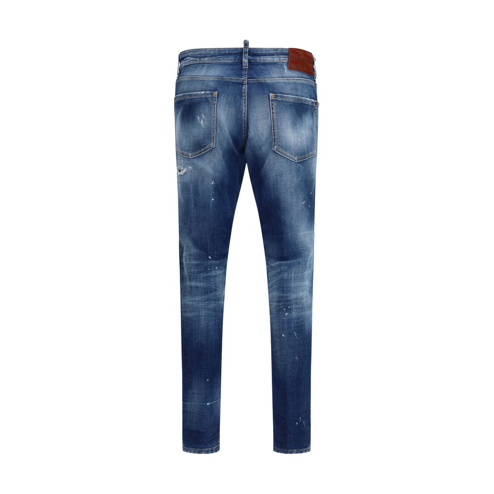 Dsquared² Blaue Baumwoll-Jeans im Slim Fit-2