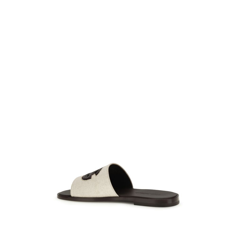 Dolce & Gabbana Beige Canvas Sandals-3