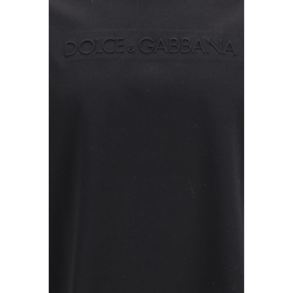 Dolce & Gabbana Schwarzes Baumwoll-T-Shirt-3