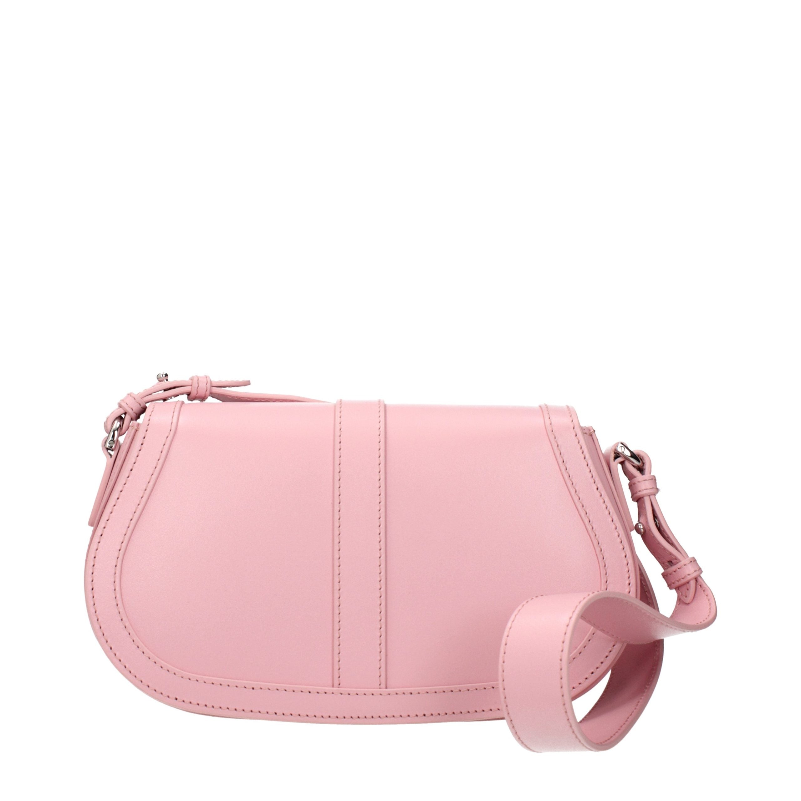Versace Schultertasche aus pinkfarbenem Leder-4