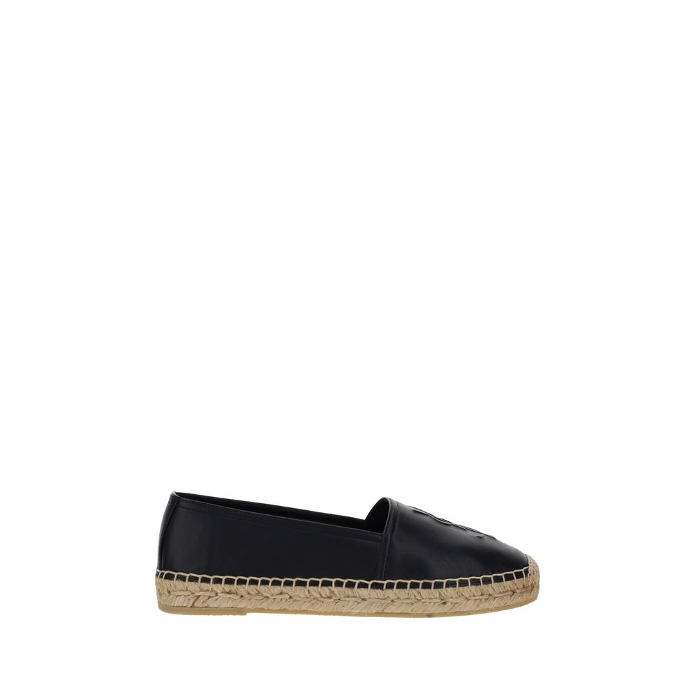 Saint Laurent Black Lambskin Espadrilles Ovis Aries Aries-1