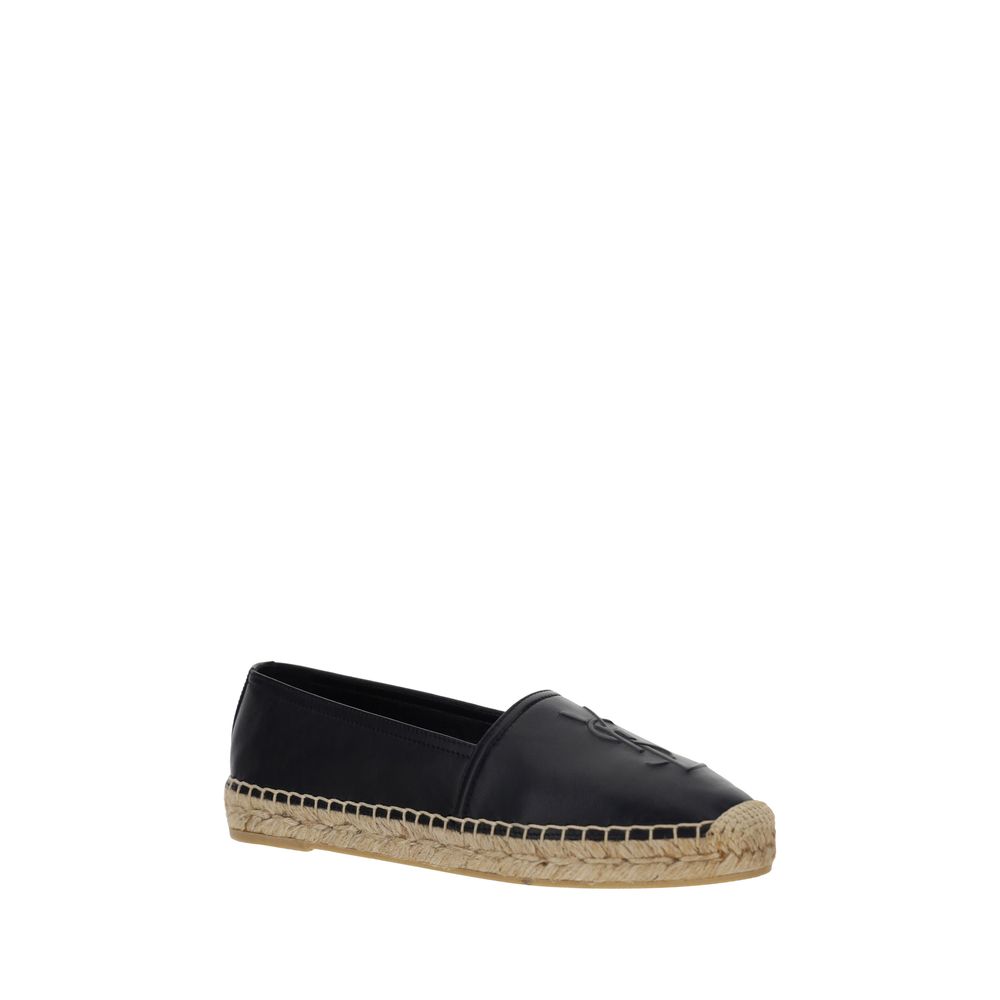 Saint Laurent Black Lambskin Espadrilles Ovis Aries Aries-2