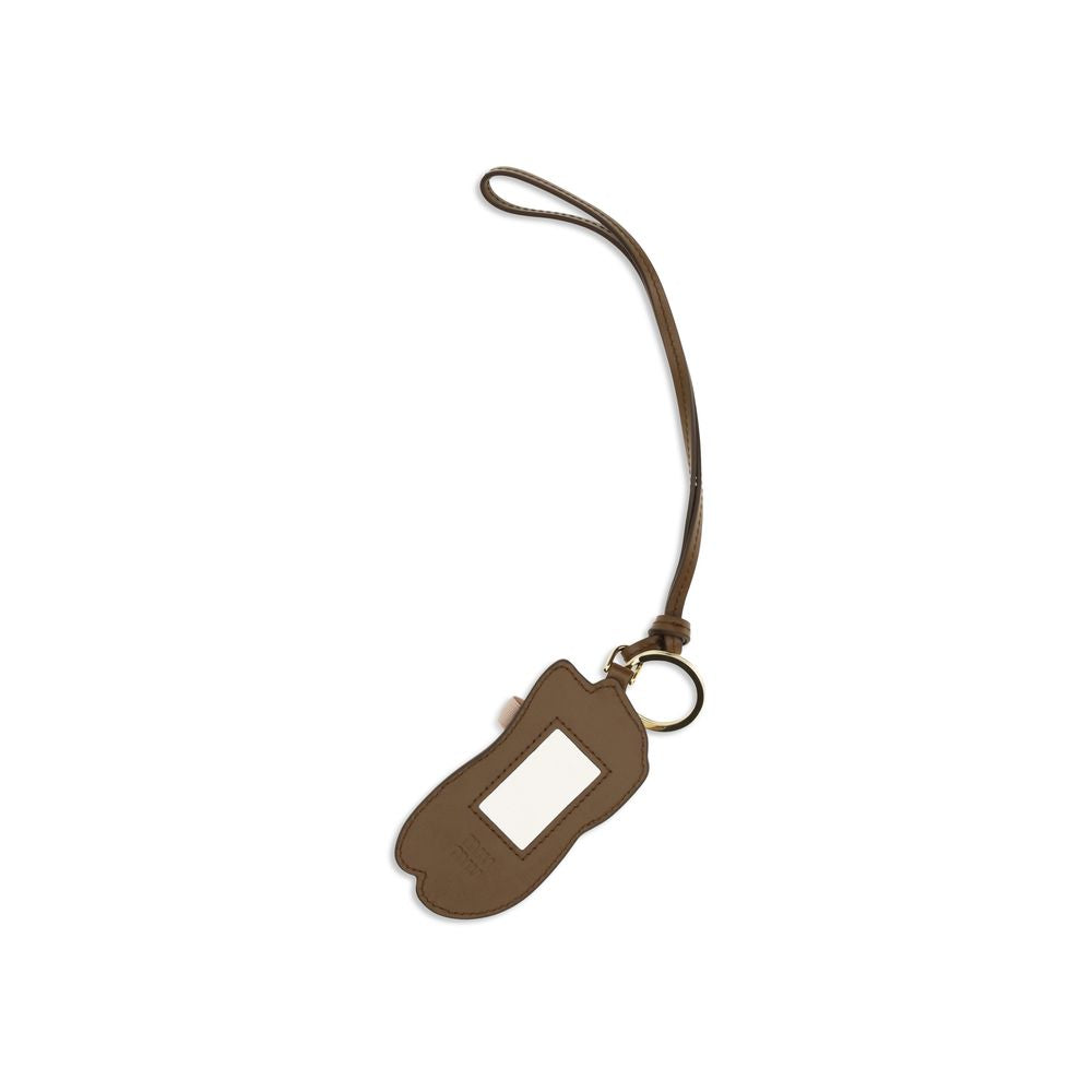 Miu Miu Multicolor Calf Leather Bos Taurus Keychain-2