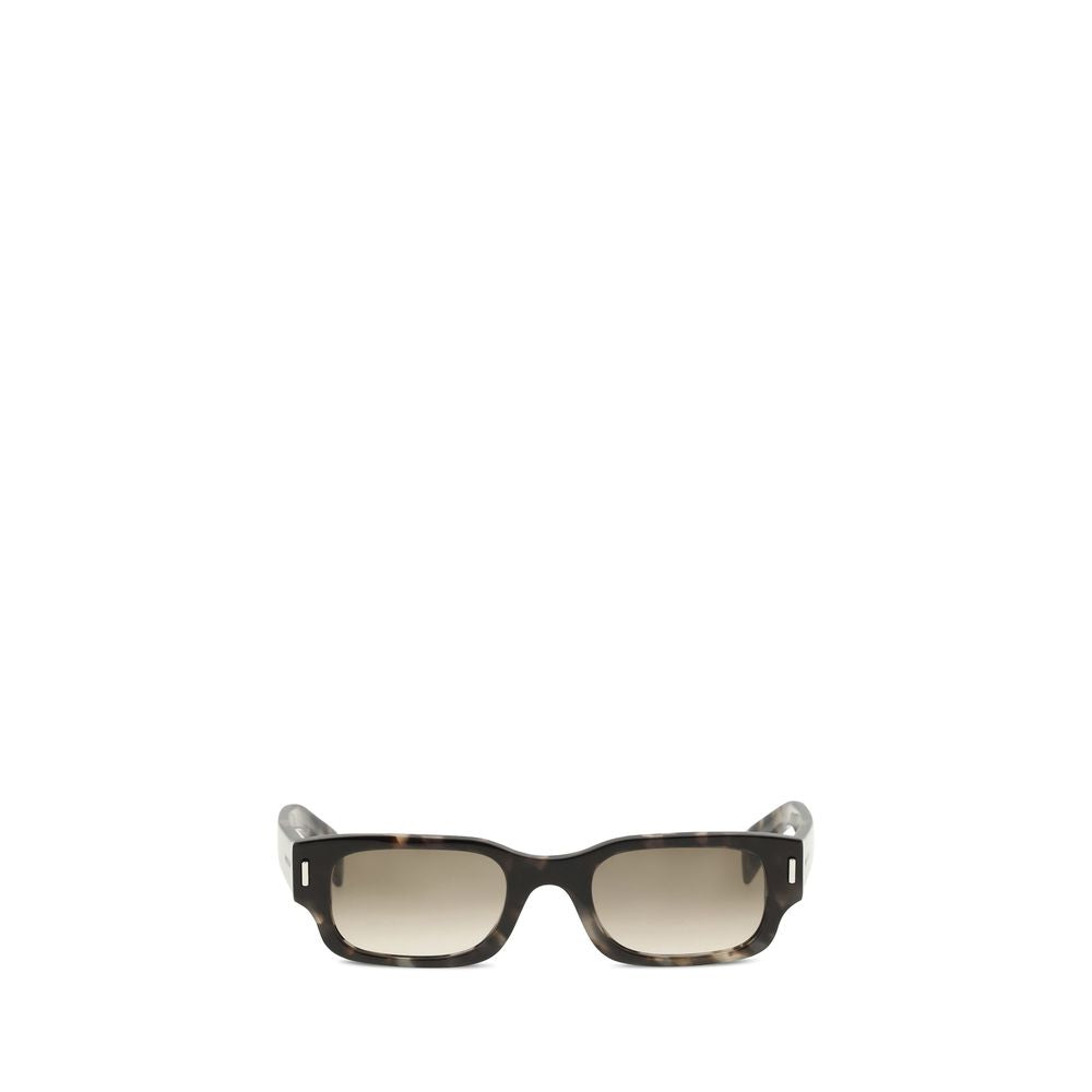 Alexander McQueen Braune Sonnenbrille aus Acetat