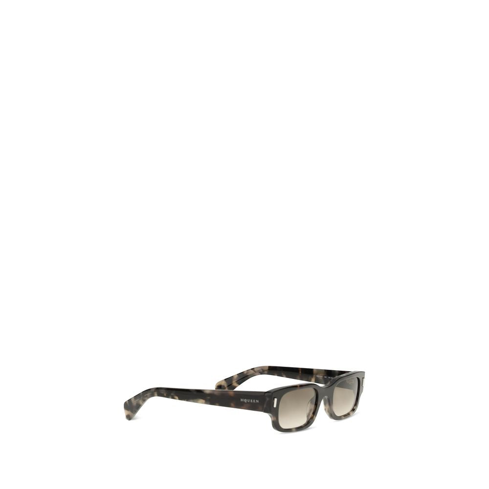 Alexander McQueen brown acetate sunglasses-2