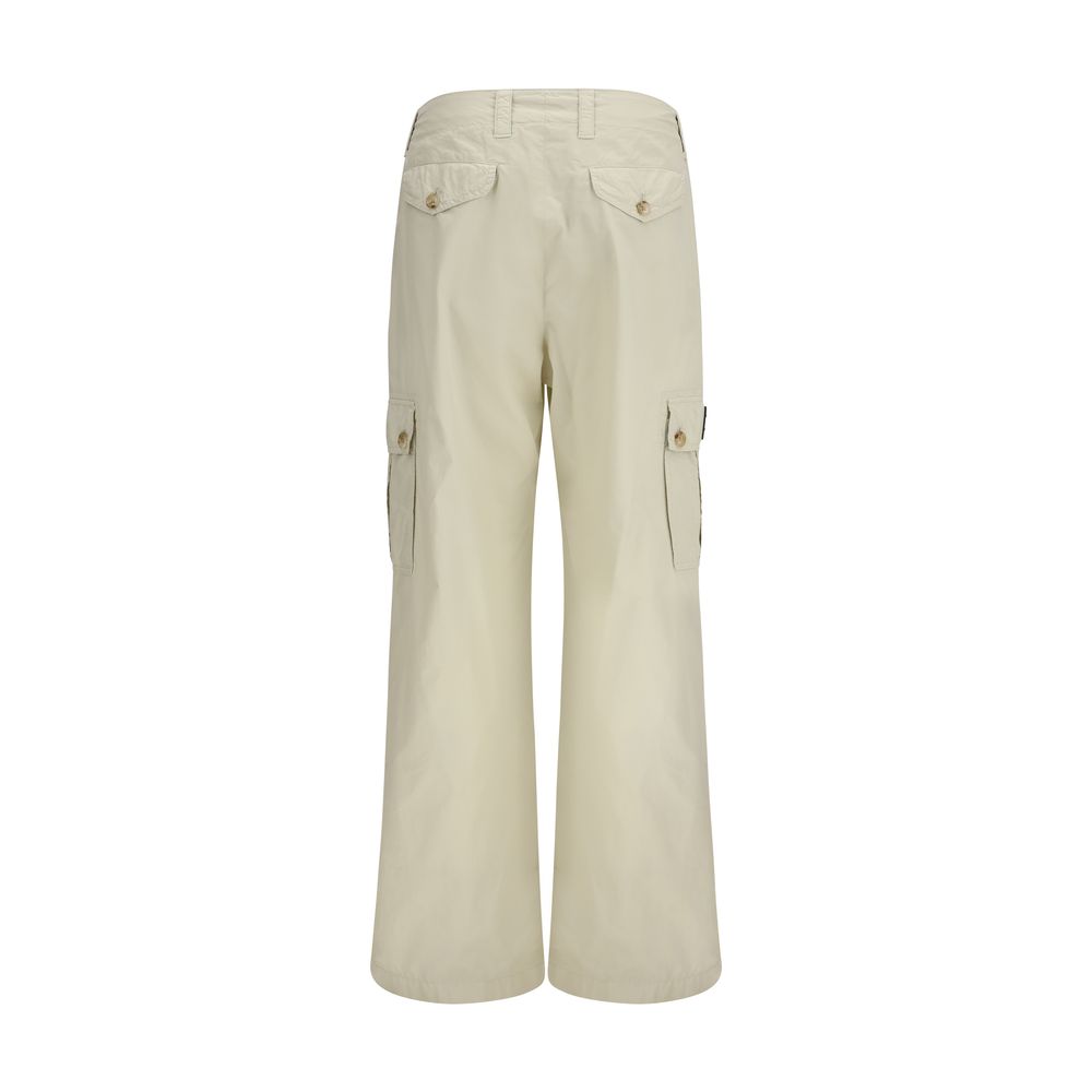 Dolce & Gabbana Beige Cotton Casual Trousers-2