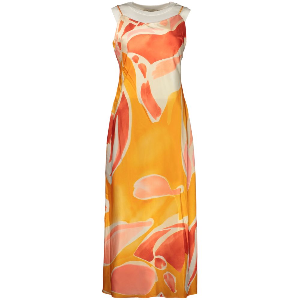 Desigual Orange Polyester Casual Dress