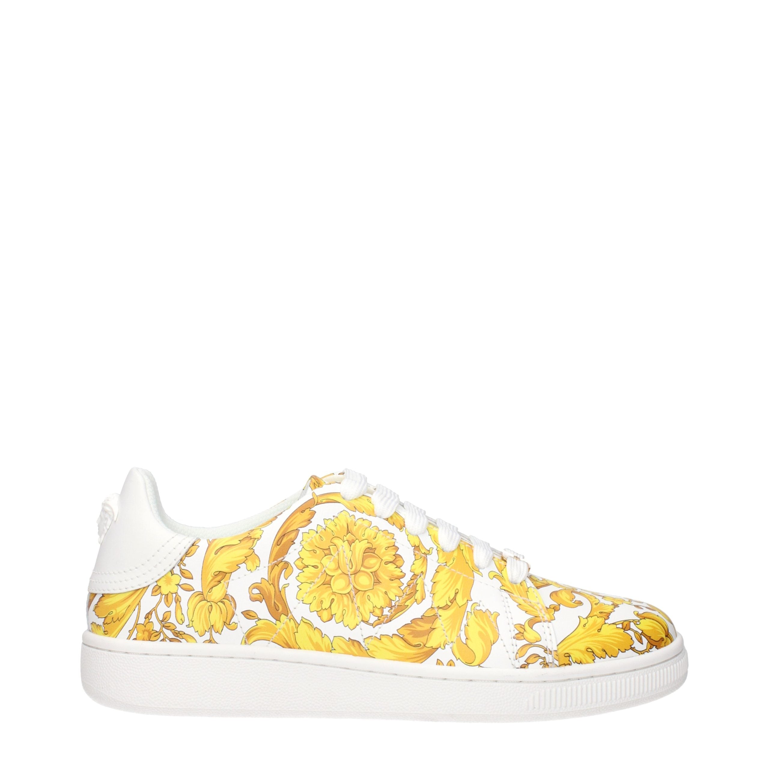 Versace Weiße Leder-Sneaker