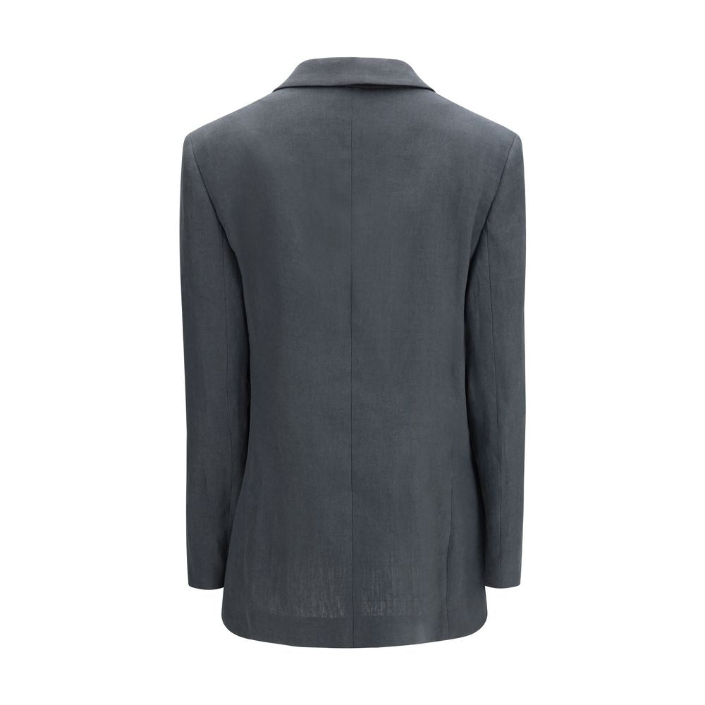 Giorgio Armani Brown Linen Jacket and Coat-2