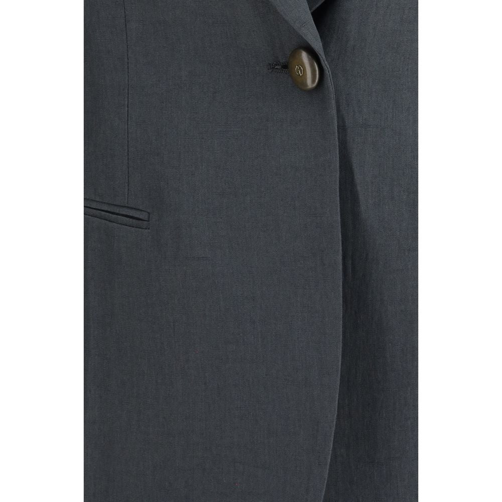 Giorgio Armani Brown Linen Jacket and Coat-3