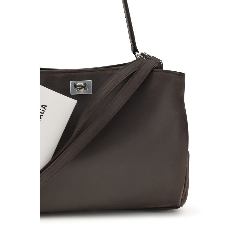 Balenciaga Brown Calfskin Bos Taurus Shoulder Bag-4