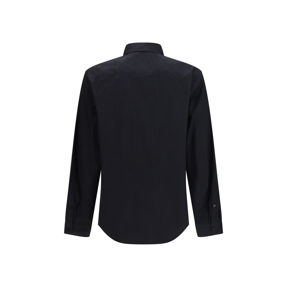 Versace Jeans Schwarzes Baumwollhemd-2