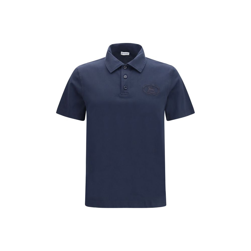 Burberry Blaues Baumwoll-Polohemd-1