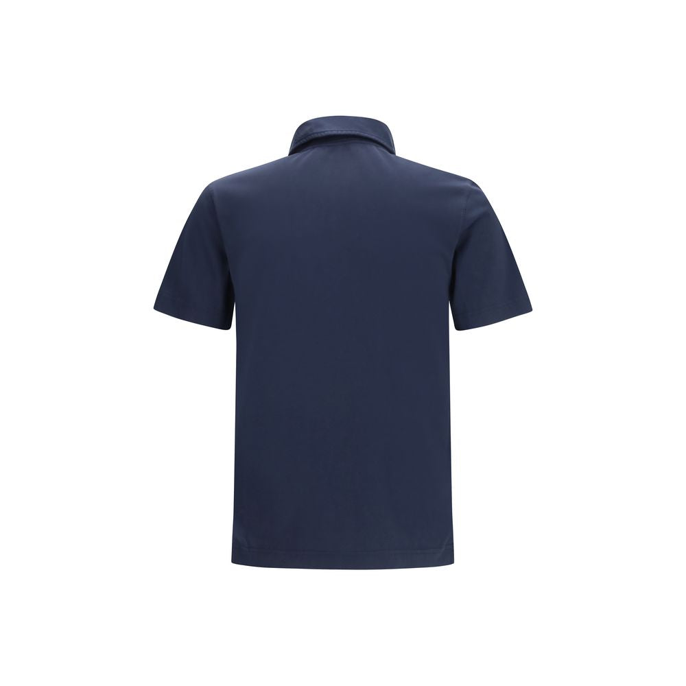 Burberry Blaues Baumwoll-Polohemd-2