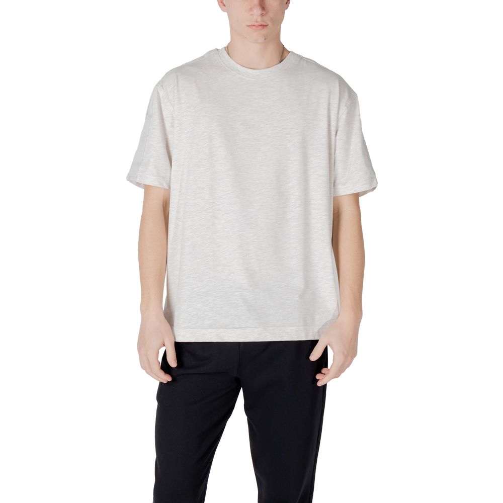 Calvin Klein Sport Graues Baumwoll-T-Shirt