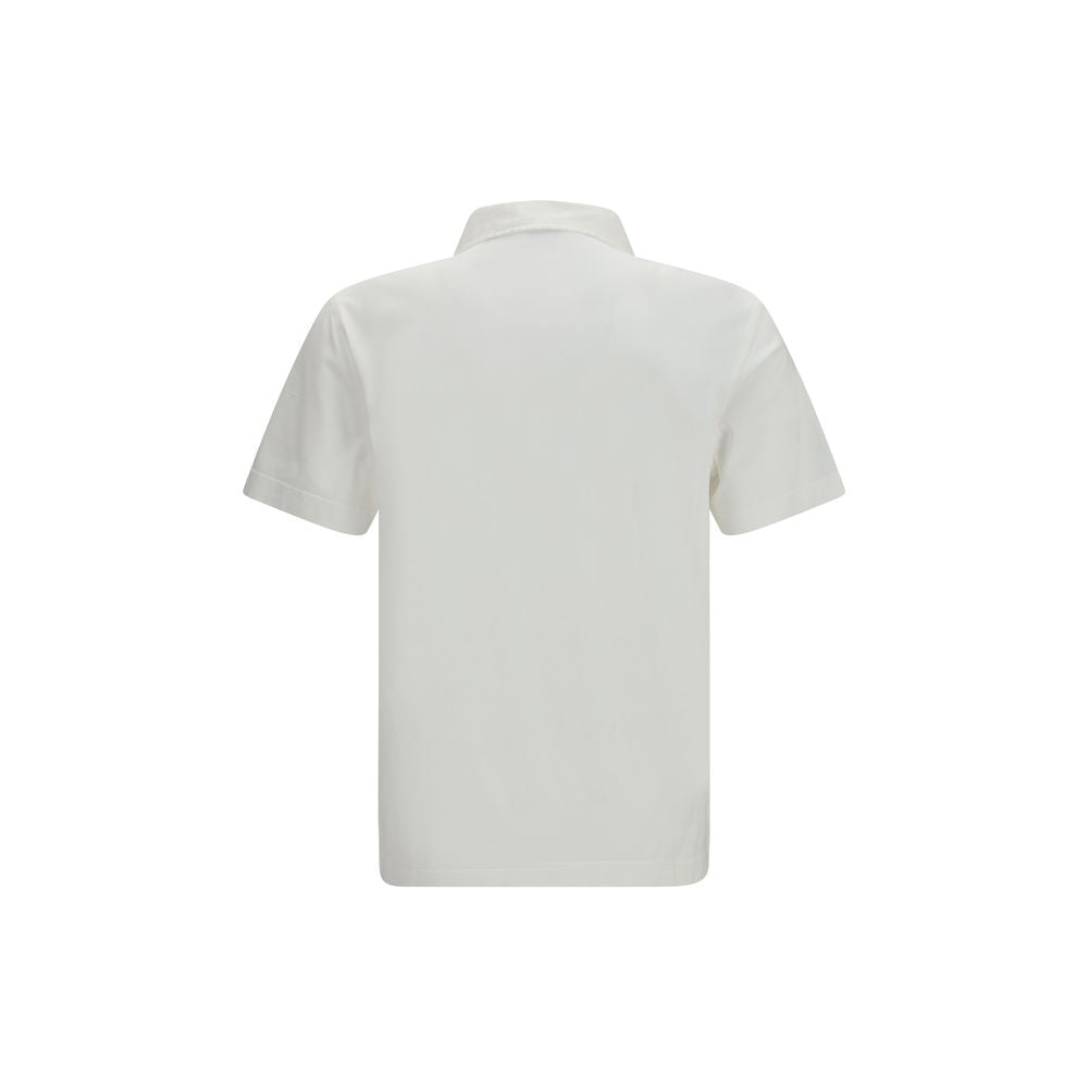 Burberry Weißes Poloshirt aus Baumwolle-2